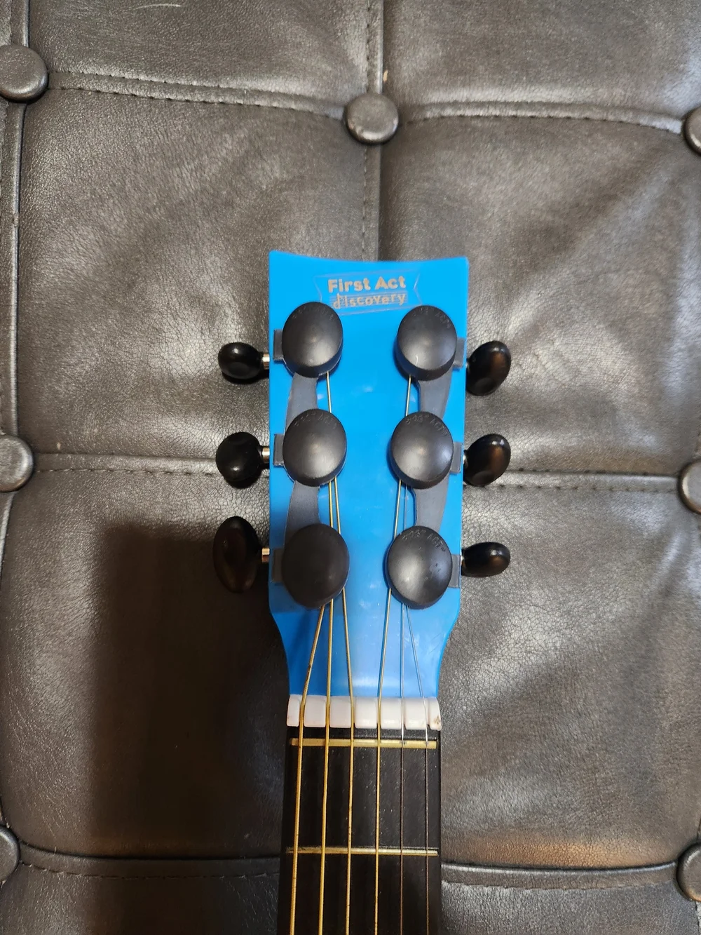 Kids Blue Star Acoustic Toy Guitar -